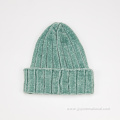 corduroy thick warm knitted hat